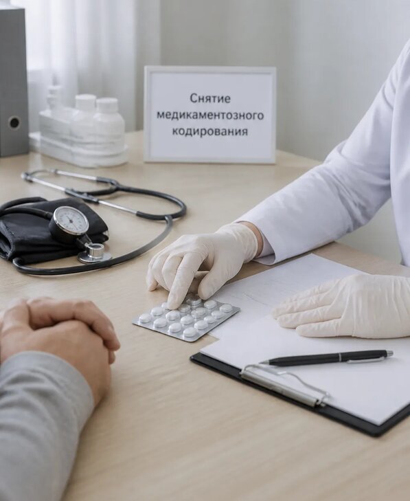 Снятие медикаментозного кодирования в Рассказове от 5108 р. | Медзона